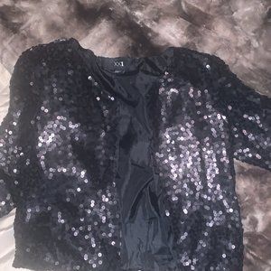 Black Sequin Jacket